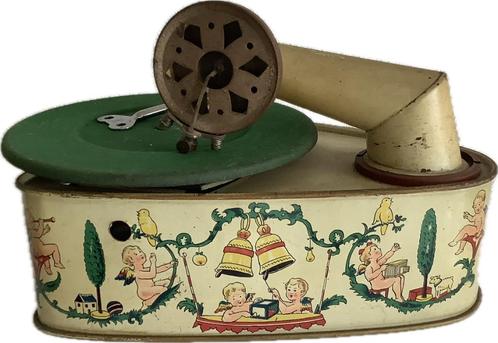 Kindergrammofoon, Antiek en Kunst, Antiek | Speelgoed, Ophalen of Verzenden
