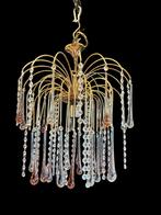 Prachtige murano teardrop kroonluchter, Huis en Inrichting, Lampen | Kroonluchters, Ophalen of Verzenden, Zo goed als nieuw, Glas