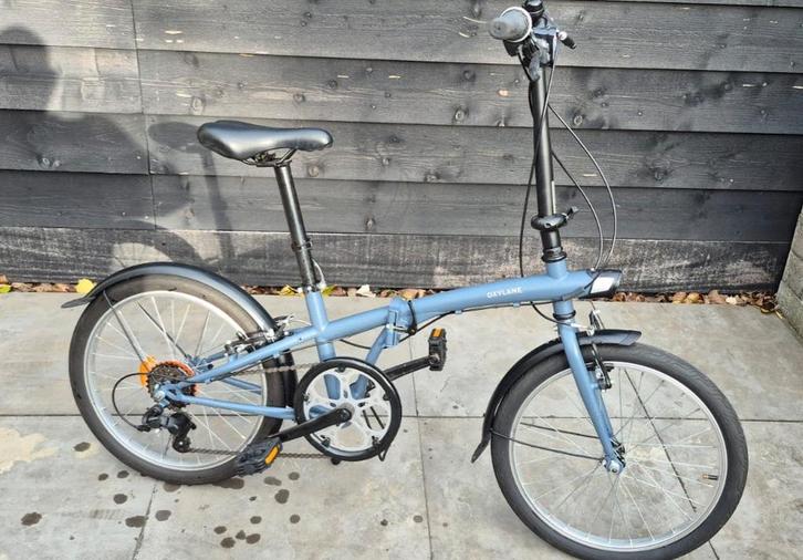 BTWIN Vouwfiets Fold 120 - Grijs - 20 inch, Fietsen en Brommers, Fietsen | Vouwfietsen, Zo goed als nieuw, Overige merken, 18 tot 20 inch