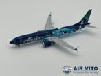Gemini200 Alaska 737-max9 killer whale 1:200 diecast, Ophalen of Verzenden, Zo goed als nieuw, Schaalmodel