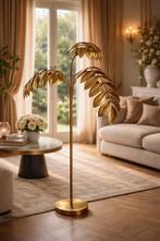 Mooie palmboom lamp goud metaal zgan, Ophalen of Verzenden