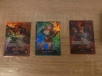 One Piece: Bonney OP07-019 & Shanks OP09-001 Foil beschikbaar voor biedingen