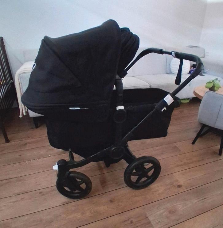 Bugaboo donkey 3 duo - all black edition, Kinderen en Baby's, Tweelingen en Meerlingen, Kinderwagen of Buggy, Ophalen