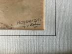 Aquarel Wolder 1982, G. van Eyk, Ophalen of Verzenden