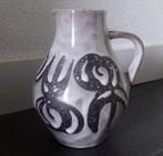 Jasba 246/15 vintage vaas West-Germany grijs wax resist deco, Huis en Inrichting, Woonaccessoires | Vazen, Gebruikt, Overige kleuren