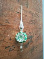 Antieke piek groen met zilver, Ophalen of Verzenden, Gebruikt