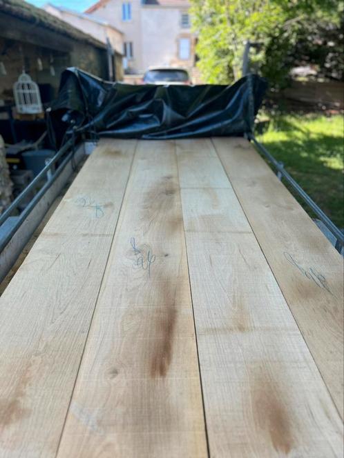 Mooie partij Franse eiken planken & balken!, Doe-het-zelf en Verbouw, Hout en Planken, Zo goed als nieuw, Plank, Eiken, Ophalen of Verzenden
