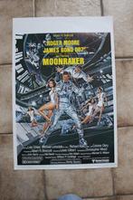 filmaffiche James Bond Moonraker 1979 filmposter, Ophalen of Verzenden, A1 t/m A3, Zo goed als nieuw, Rechthoekig Staand
