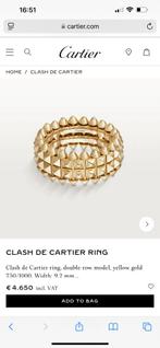 Cartier CLASH DE CARTIER RING, Sieraden, Tassen en Uiterlijk, Armbanden, Ophalen of Verzenden, Zo goed als nieuw, Goud