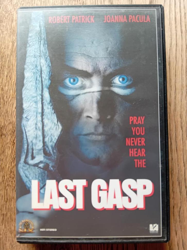 Last Gasp VHS - Robert Patrick - Ex-Rental, Cd's en Dvd's, VHS | Film, Gebruikt, Thrillers en Misdaad, Vanaf 16 jaar, Ophalen of Verzenden