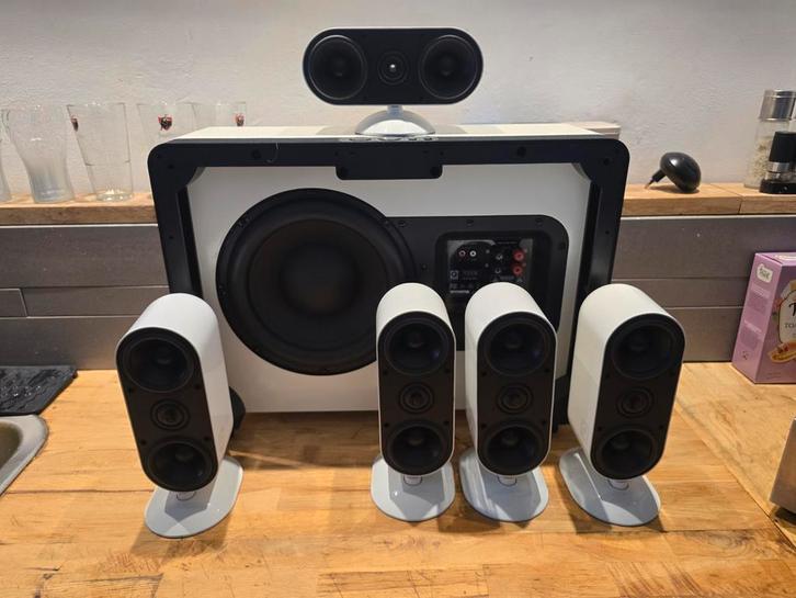 q acoustics 7000i 5.0 met subwoofer, Audio, Tv en Foto, Luidsprekers, Subwoofer, 60 tot 120 watt, Overige merken, Ophalen