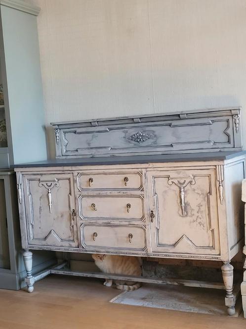 Klassieke gerestylde dressoir queen anne meubel, Huis en Inrichting, Kasten | Dressoirs, Zo goed als nieuw, 50 tot 75 cm, Ophalen