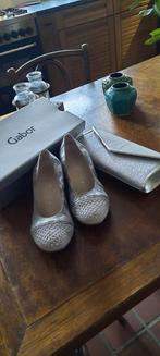 Schoenen en tas zilver/glitters, Kleding | Dames, Ophalen of Verzenden, Zo goed als nieuw