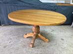 Mooie eiken ovale tafel te koop, Ophalen, 100 tot 150 cm, Eikenhout, Vijf personen of meer