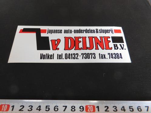 sticker volkel van deijne japanse auto onderdelen sloperij, Verzamelen, Stickers, Zo goed als nieuw, Bedrijf of Vereniging, Ophalen