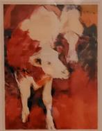 Zeefdruk "Koeien", Antiek en Kunst, Ophalen