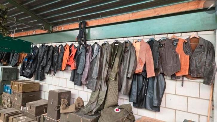 Mooie lederen jassen cowboy jas bruin zwart, Kleding | Heren, Heren-kledingpakketten, Gedragen, Overige maten, Ophalen of Verzenden