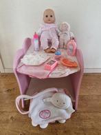 Baby Annabell Commode + Babypop + Luiertas met inhoud., Kinderen en Baby's, Speelgoed | Poppen, Gebruikt, Ophalen of Verzenden