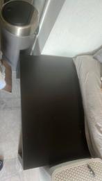 Zwarte IKEA salontafel, Ophalen, Gebruikt, 50 tot 100 cm, Minder dan 50 cm
