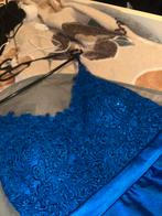 Gala jurk, Ophalen, Blauw, Zo goed als nieuw, Maat 36 (S)