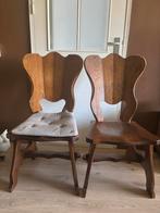 Vier stoelen, Huis en Inrichting, Stoelen, Bruin, Ophalen of Verzenden, Zo goed als nieuw, Vier