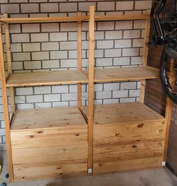 Ikea Ivar stellingkast 179 hg x 181 br x 50dp