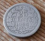 Nederland 25 cent 1925 (lot 2), Postzegels en Munten, Munten | Nederland, Zilver, 25 cent, Ophalen of Verzenden, Koningin Wilhelmina