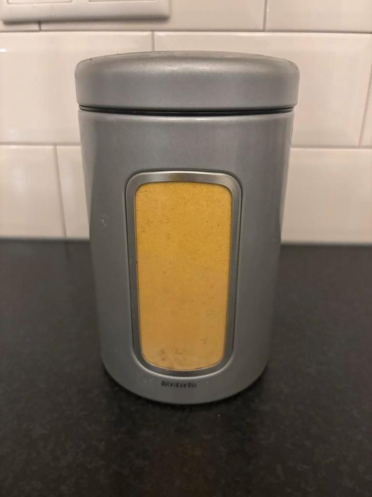 Brabantia Voorraadbus Grijs, Huis en Inrichting, Keuken | Keukenbenodigdheden, Gebruikt, Ophalen of Verzenden