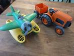 Green toys vliegtuig en tractor, Ophalen of Verzenden, Zo goed als nieuw
