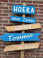 Geboorte wegwijzer / Geboortebord, Kinderen en Baby's, Kraamcadeaus en Geboorteborden, Verzenden, Nieuw