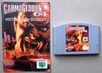 Carmageddon 64 voor de Nintendo 64 + boekje, Avontuur en Actie, Gebruikt, 1 speler, Ophalen of Verzenden