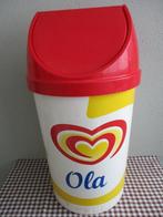 Grote Vintage Afvalbak Ola Retro, Ophalen, Huis en Inrichting