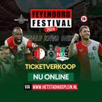 Feyenoord - NEC // FEYENOORD FESTIVAL STADHUISPLEIN 21-04-24, Tickets en Kaartjes, April, Losse kaart, Buitenland
