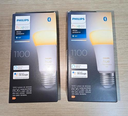 Philips Hue White Ambiance E27 1100lm aanbieding 25,- Perst, Huis en Inrichting, Lampen | Losse lampen, Nieuw, Led-lamp, 30 tot 60 watt