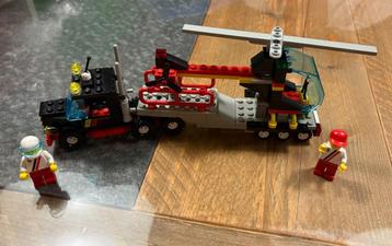 LEGO - retro - set 6357 - vrachtwagen, oplegger + helicopter beschikbaar voor biedingen