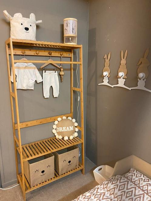 Bamboe Opbergrek/Kledingrek, Kinderen en Baby's, Kinderkamer | Inrichting en Decoratie, Nieuw, Ophalen of Verzenden