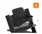 Stokke tripp trapp babyset zwart, Kinderen en Baby's, Kinderstoelen, Ophalen, Zo goed als nieuw, Meegroeistoel