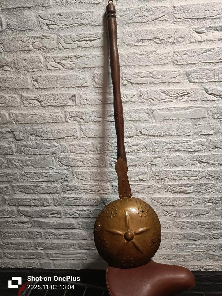 Antieke beddenpan / bedverwarmer, Antiek en Kunst, Antiek | Keukenbenodigdheden, Ophalen of Verzenden