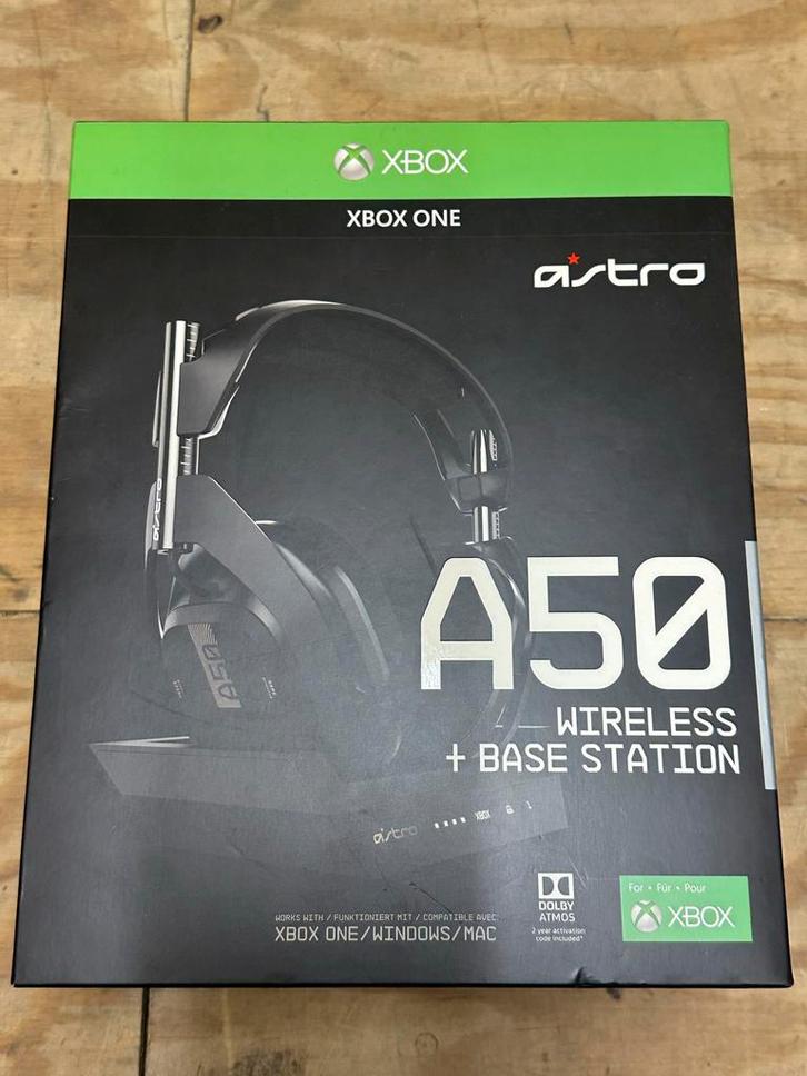 Astro A50 draadloze gaming headset met basisstation, Computers en Software, Headsets, Zo goed als nieuw, Over-ear, Draadloos, Gaming headset