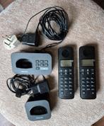 Philips vaste telefoon model D205 DUO met 2 losse telefoons, Ophalen of Verzenden, Zo goed als nieuw, 2 handsets