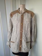 Stapf wollen jas met suede maat 44 unisex, Kleding | Dames, Jassen | Winter, Ophalen of Verzenden, Zo goed als nieuw, Maat 46/48 (XL) of groter