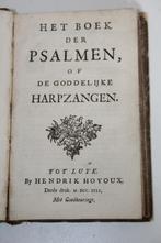 Het Boek der Psalmen (1722, RKK onberijmde uitgave), Antiek en Kunst, Antiek | Boeken en Bijbels, Ophalen of Verzenden