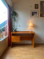 Uniek vintage/retro bureau oranje, Ophalen, Gebruikt, Bureau