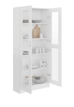 NIEUWE Vitrinekast 82,5x30x185,5 cm hoog, Met deur(en), Venlo, Glas, Nieuw