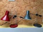 Twee Hoogervorst Anvia tafellampen, Ophalen of Verzenden, Gebruikt, Metaal, Minder dan 50 cm