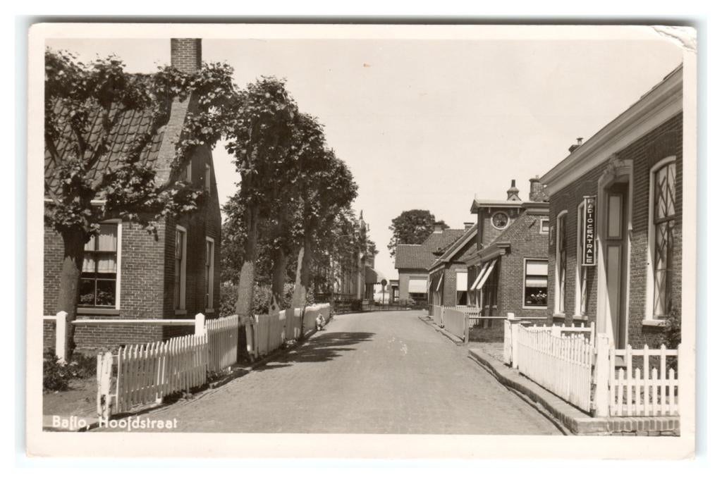 Baflo, Hoofdstraat, Verzenden, 1940 tot 1960, Gelopen, Groningen