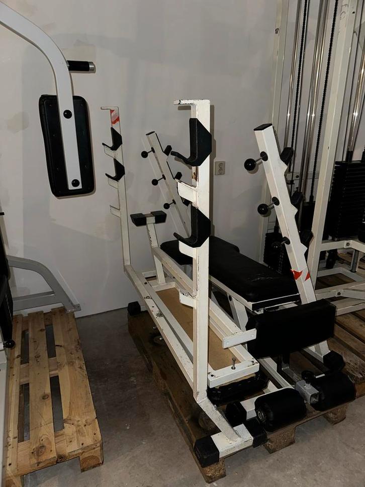Panatta Flat Bench - Bankdrukbank, Sport en Fitness, Fitnessapparatuur, Gebruikt, Krachtstation, Borst, Metaal, Ophalen