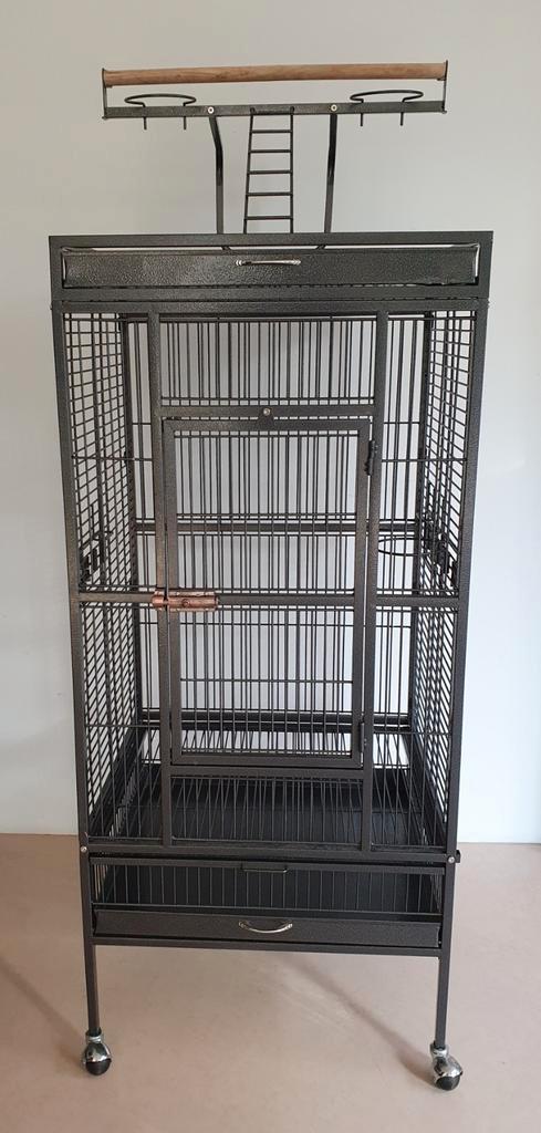 Z.g.a.n Vogelkooi/papegaaienkooi, Dieren en Toebehoren, Vogels | Hokken en Kooien, Zo goed als nieuw, Vogelkooi, Metaal, Ophalen