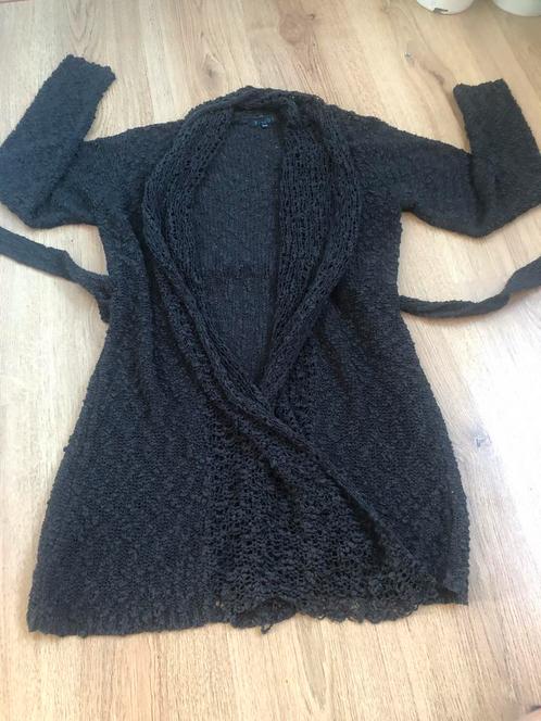 Bindi antraciet vestje s m acryl katoen, Kleding | Dames, Truien en Vesten, Zo goed als nieuw, Maat 38/40 (M), Grijs, Ophalen of Verzenden