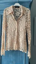 Kanten blouse van Nicowa : maat : S, Ophalen of Verzenden, Zo goed als nieuw, Maat 36 (S), Beige